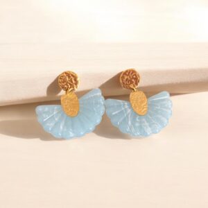 Boucle Romy bleu clair