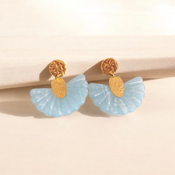 Boucle Romy bleu clair Boucle Romy bleu clair