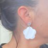Boucle Agathe attache argenté