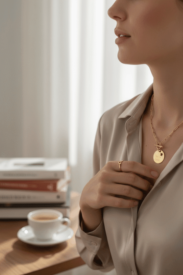 Collier bonheur doré bonne étoile modèle Collier bonheur doré bonne étoile modèle