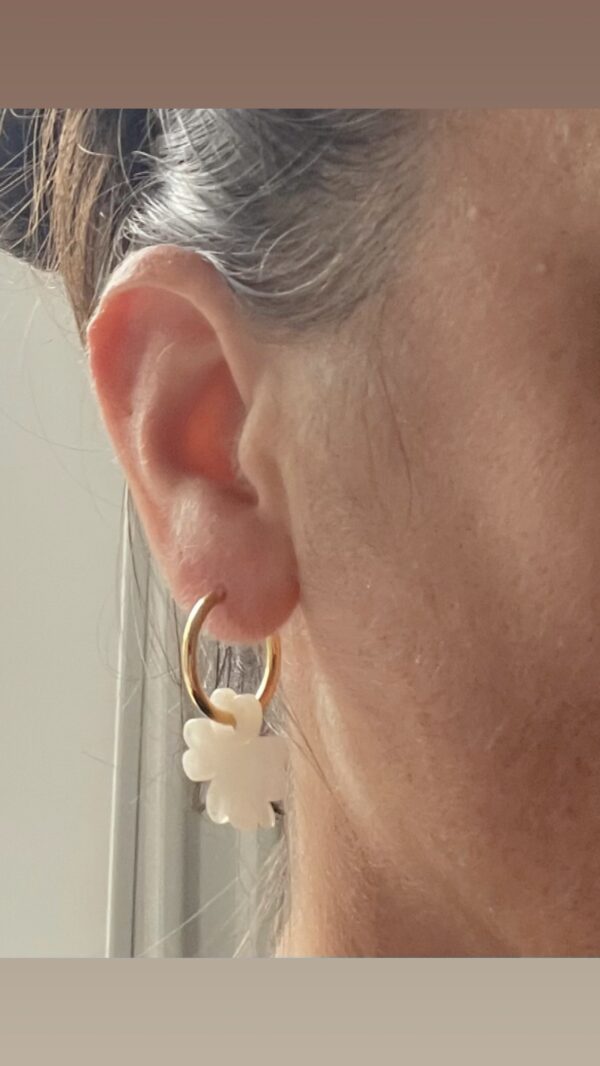 Créoles trèfle portée