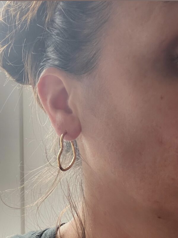 Créoles Apolline portée Créoles Apolline portée