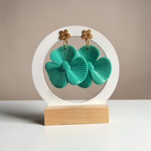 Boucle Flora Vert turquoise