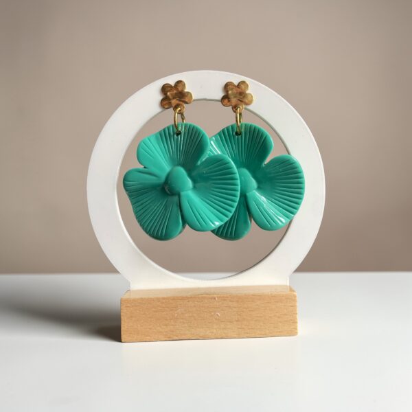 Boucle Flora Vert turquoise