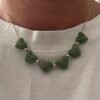 Collier Roméo kaki