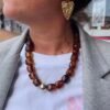 Collier Léo porté Collier Léo porté