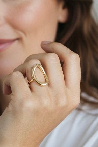 Bague Romane doré modèle