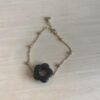 Bracelet flowers fleur noire