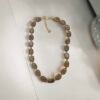 Collier Mia marron foncé