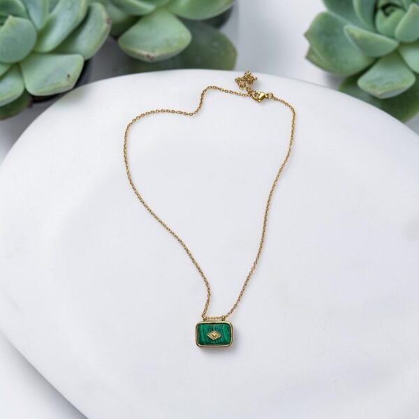 Collier Côme vert